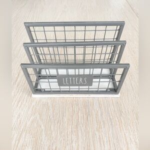 Rae Dunn Gray Wire Mesh Letter Organizer - 'LETTERS'